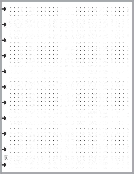 dot grid notepad