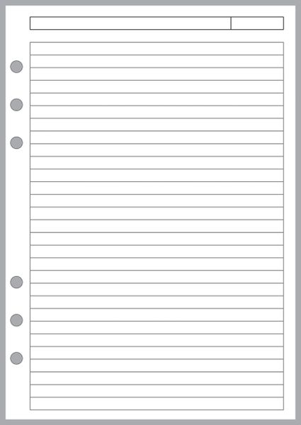 A5 Note Paper