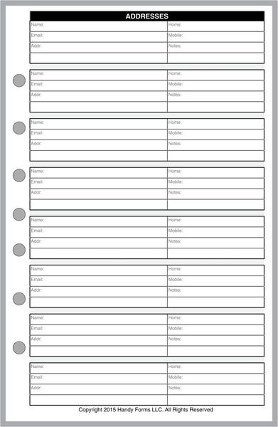 FCS Name & Address Pages + Tab Index