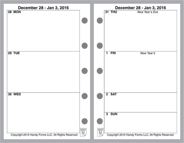 A5 Weekly Planner, 1 Page per Week, 2 Pages per Month, with Lines