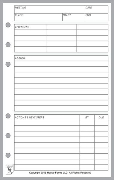 FCC Meeting Planner and Organizer