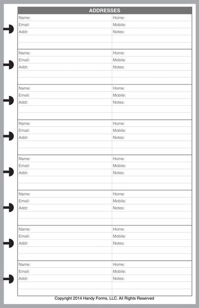 LVJ Name & Address Pages + Tab Index