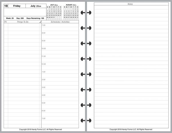 Daily Planner Pages