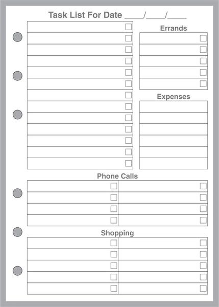 A6 Inserts, A6 Planner Inserts, Hobonichi Daily Planner A6 Inserts