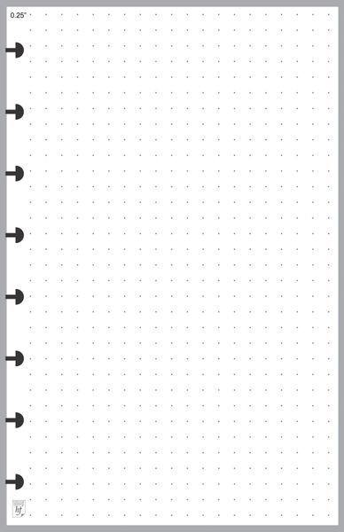 LVJ Dot Grid Paper 0.25"