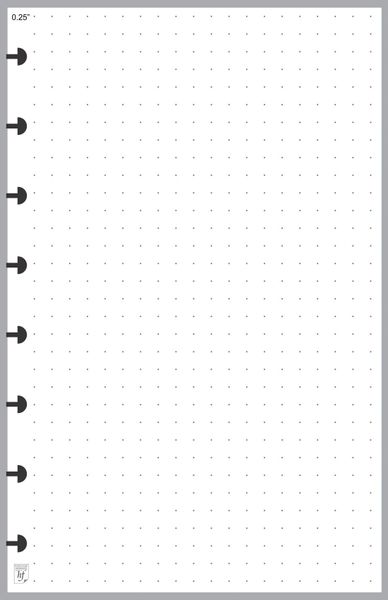 LVJ Dot Grid Paper 0.25"