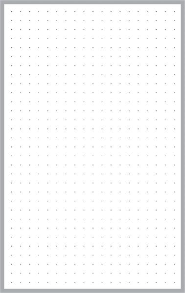 Pad - Dot Grid Paper (.25" Grid Spacing) 5" x 8"