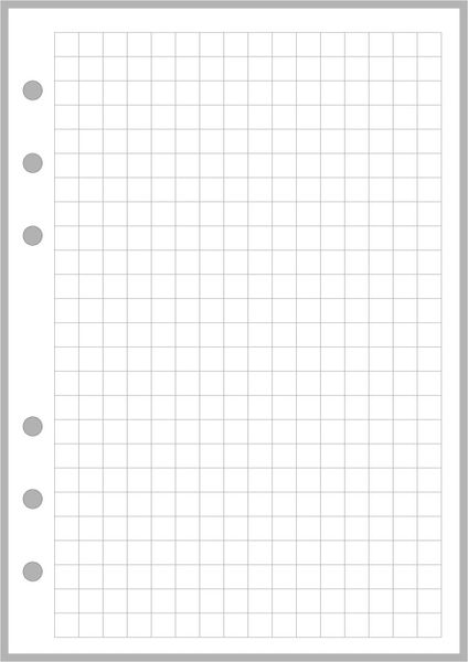 PW Graph / Grid Paper (0.25") - Personal Wide