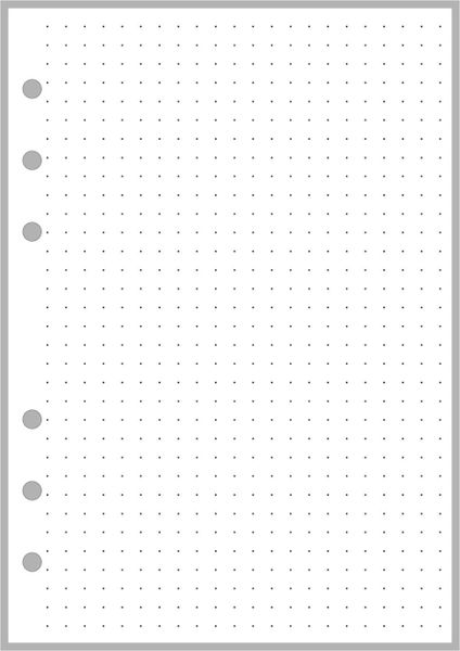 pw dot grid paper 5mm grid personal wide handy forms llc