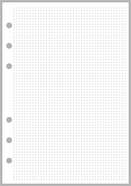 PW Dot Grid Paper (0.1" grid) - Personal Wide