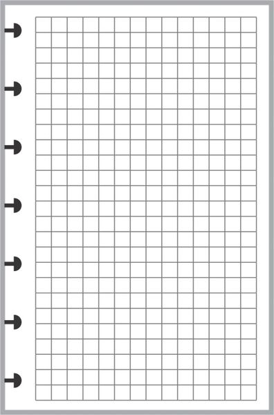 HPM Happy Planner Mini size Graph Paper - 50 or 200 Sheets