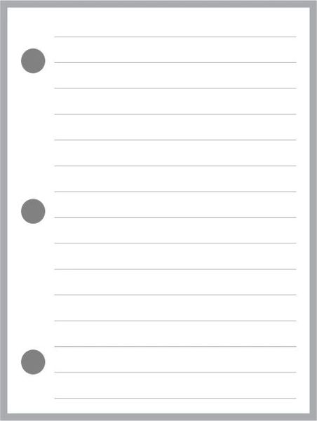 HFN Lined Note Paper