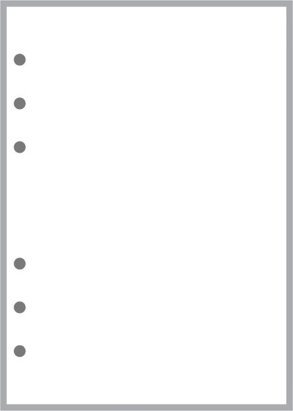 B6 Blank Pages