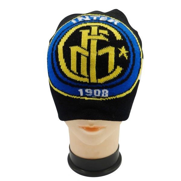 INTER MILAN WITH LOGO SOCCER TOQUE HAT .. HIGH QUALITY .. NEW
