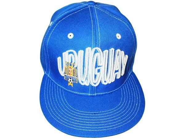 URUGUAY BLUE SNAPBACK AUF LOGO FIFA SOCCER WORLD CUP HIP HOP HAT CAP .. NEW