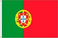 PORTUGAL LARGE 3' X 5' FEET COUNTRY FLAG BANNER .. NEW AND IN A PACKAGE