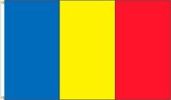 ROMANIA LARGE 3' X 5' FEET COUNTRY FLAG BANNER .. NEW AND IN A PACKAGE