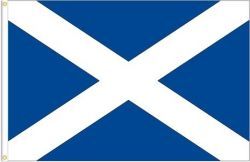 SCOTLAND - ST. ANDREW LARGE 3' X 5' FEET COUNTRY FLAG BANNER .. NEW AND IN A PACKAGE