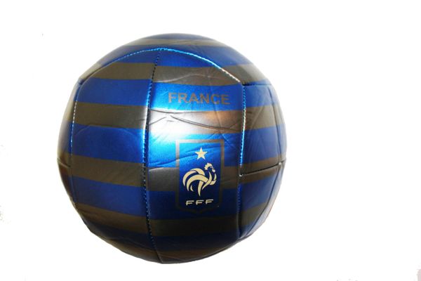 FRANCE GREY BLUE FFF LOGO FIFA WORLD CUP SOCCER BALL SIZE 5 .. NEW AND IN A PACKAGE