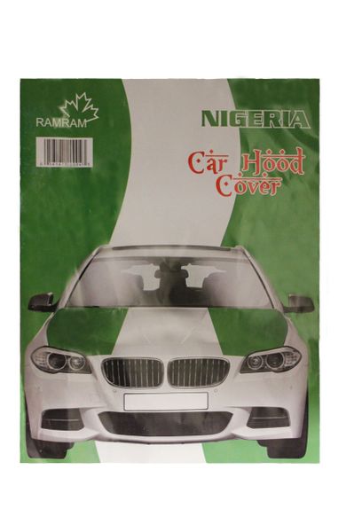 NIGERIA Country Flag CAR HOOD COVER