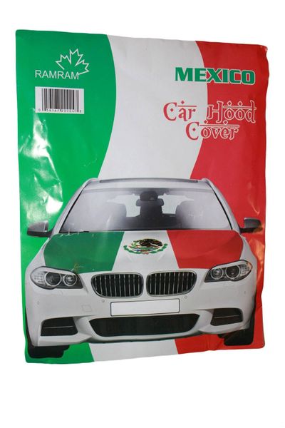 MEXICO Country Flag CAR HOOD COVER