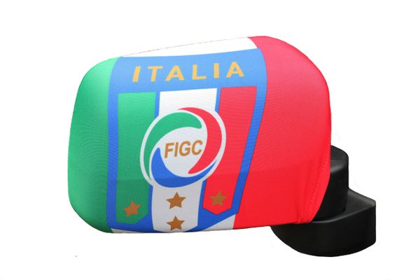 ITALIA ITALY FIGC Logo FIFA World Cup CAR MIRROR COVER