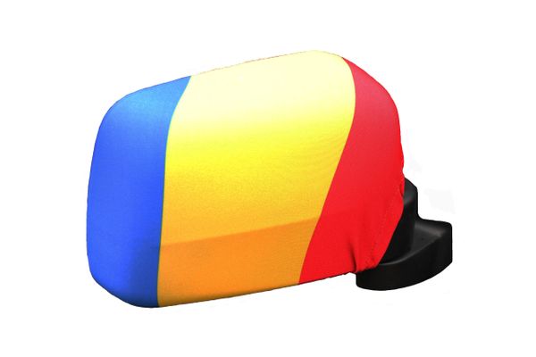 ROMANIA Country Flag CAR MIRROR COVER