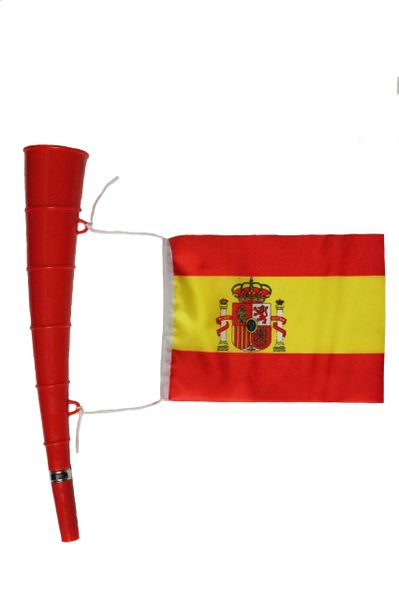 SPAIN - Country Flag , Red HORN Toy