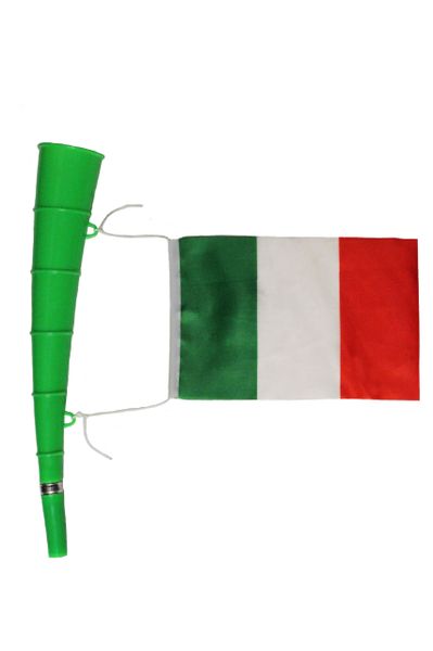ITALY - Country Flag , Green HORN Toy