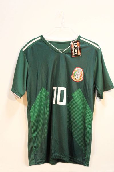 MEXICO Seleccion Nacional De Mexico G. DOS SANTOS #10 FPF Logo FIFA World Cup JERSEY Set : T-SHIRT & PANTS