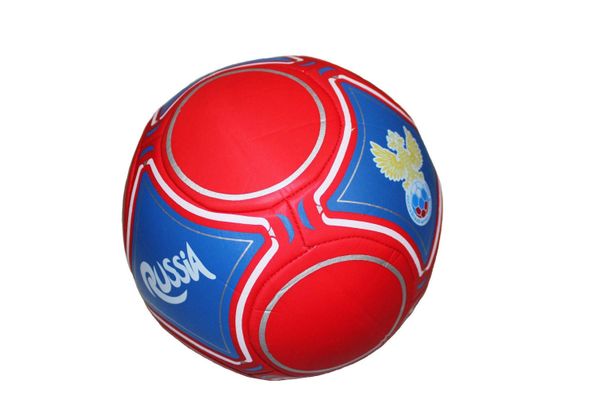 RUSSIA RED BLUE FIFA WORLD CUP SOCCER BALL SIZE 5 .. NEW AND IN A PACKAGE