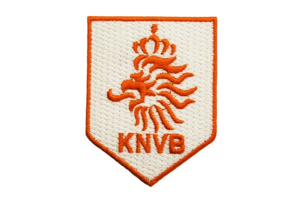 NETHERLANDS KNVB Logo FIFA World Cup EMBROIDERED IRON ON PATCH CREST BADGE .. SIZE : 1.9" X 2.5" Inch