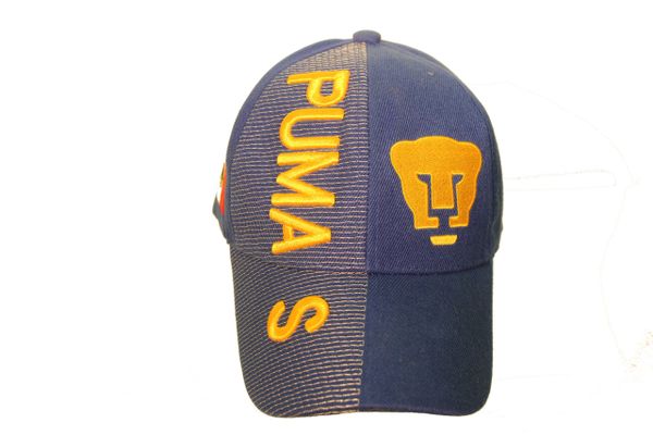 PUMAS ( Mexico Country Flag ) Soccer Team Logo EMBOSSED HAT