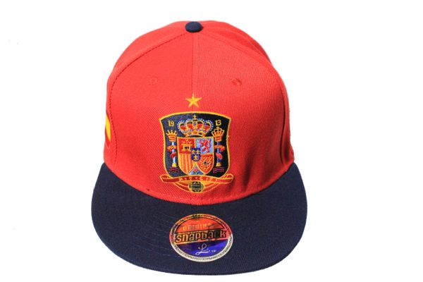 SPAIN Country Flag , 1 Star , National Football Team Flag SNAPBACK Embroidered HIP HOP Hat Cap
