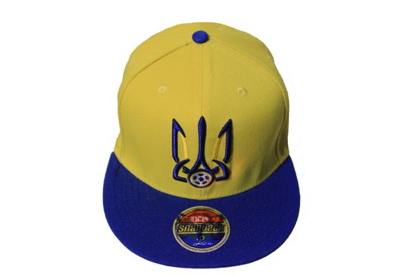 UKRAINE Country Flag With TRIDENT SNAPBACK Embroidered HIP HOP Hat Cap