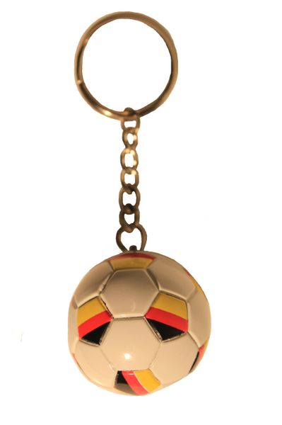 GERMANY Country Flag Soccer BALL KEYCHAIN