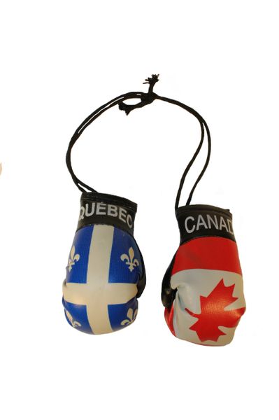 CANADA & QUEBEC CANADA Provincial Flags Mini BOXING GLOVES