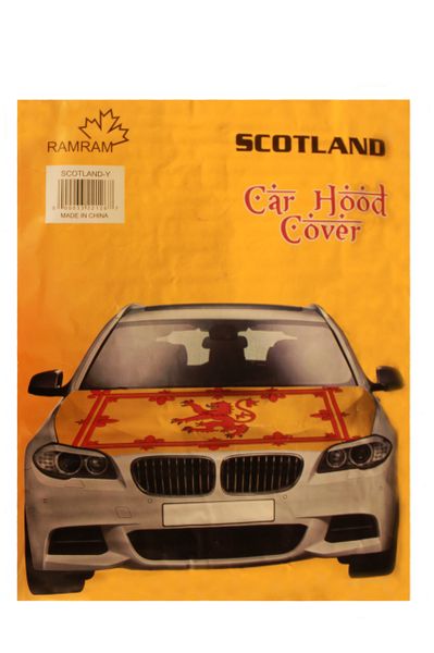 SCOTLAND LION RAMPANT Flag CAR HOOD COVER