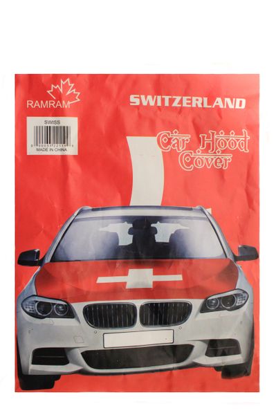 SWITZERLAND Country Flag CAR HOOD COVER
