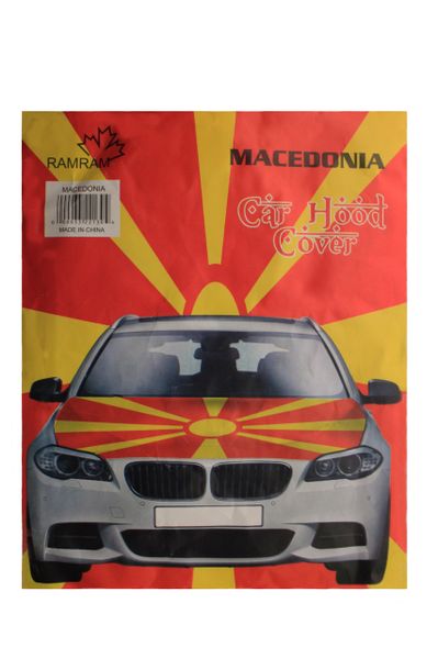 MACEDONIA ( New ) Country Flag CAR HOOD COVER