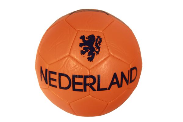NEDERLAND Orange With Blue Stripe KNVB Logo SOCCER BALL