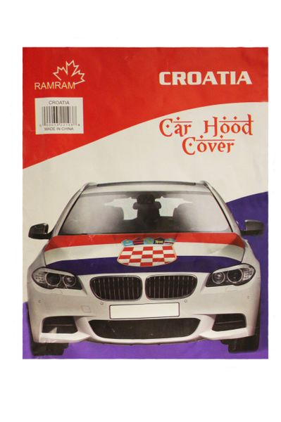 CROATIA Country Flag CAR HOOD COVER
