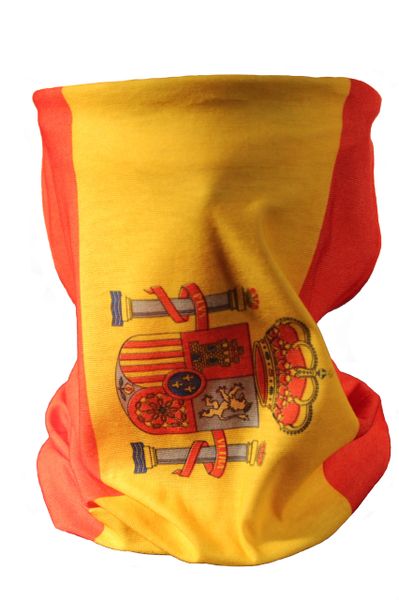 SPAIN Country Flag Multifunctional FACE SCARF BANDANA