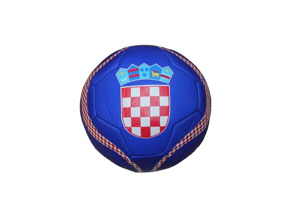 CROATIA BLUE COUNTRY FLAG FIFA WORLD CUP SOCCER BALL SIZE 5 .. NEW AND IN A PACKAGE