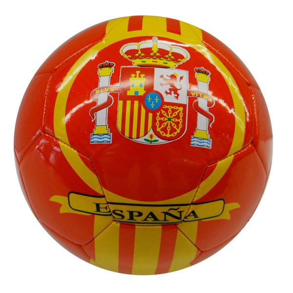 SPAIN RED YELLOW COUNTRY FLAG SOCCER BALL SIZE 5 .. NEW AND IN A PACKAGE