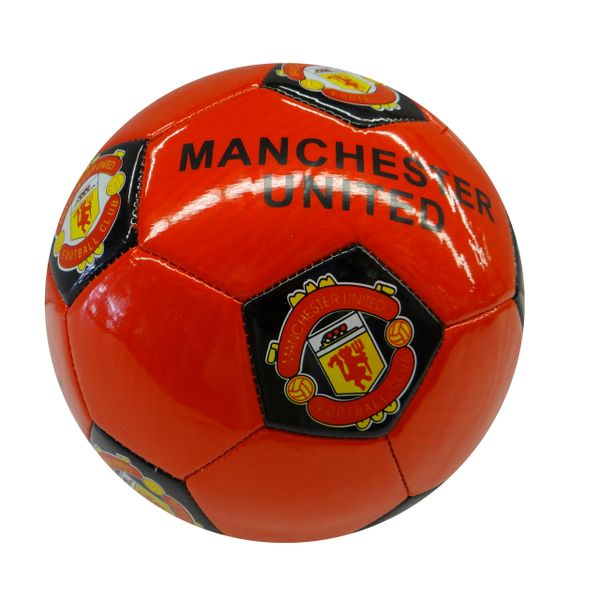 MANCHESTER UNITED / PREMIER LEAGUE , ENGLAND / RED SOCCER BALL SIZE 5.. NEW AND IN A PACKAGE