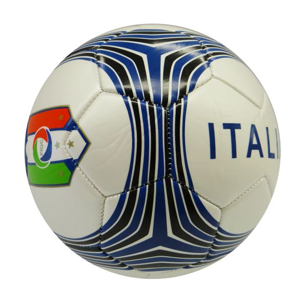 ITALIA ITALY WHITE WITH COLORED STRIPES FIGC LOGO FIFA WORLD CUP SOCCER BALL SIZE 5 .. NEW AND IN A PACKAGE