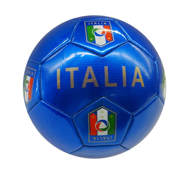 ITALIA ITALY BLUE WITH TITLE FIGC LOGO FIFA WORLD CUP SOCCER BALL SIZE 5 .. NEW AND IN A PACKAGE