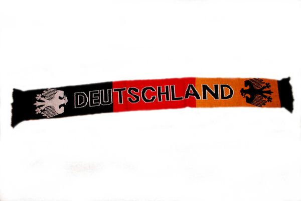 DEUTSCHLAND GERMANY WITH EAGLE COUNTRY FLAG FIFA SOCCER WORLD CUP THICK SCARF .. SIZE : 56" INCHES LONG X 6" INCHES WIDE , 100% POLYESTER HIGH QUALITY .. NEW