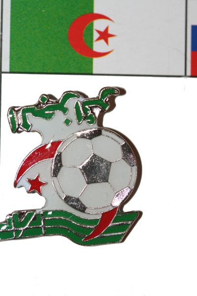 ALGERIA FIFA WORLD CUP SOCCER LOGO LAPEL PIN BADGE .. NEW AND IN A PACKAGE